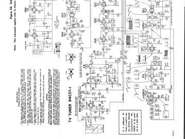 Admiral 21W1 schematic circuit diagram